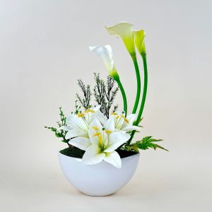 แจกันดอกไม้ประดิษฐ์ ดอกไม้ประดิษฐ์ตกแต่งบ้าน