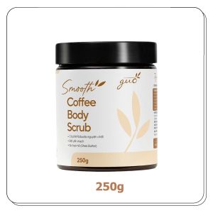 Tẩy tế bào chết body Cà phê Robusta nguyên chất & Yến Mạch GUO 250g (Tặng Găng tay Tẩy da chết màu ngẫu nhiên)