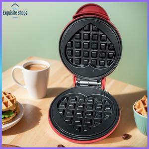 Mini Waffle Maker Nonstick Nonstick Surface Compact Quick Heat-Up Kitchen Appliance for Breakfast