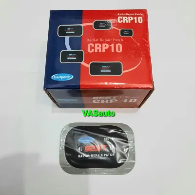Bestpatch CRP 10 Radial Tire Patch Karet Tambal Ban Luar 1 box isi 20 biji