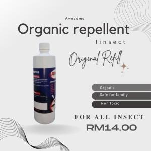 Refill Awesome Anti Serangga Spray 100% Organik ubat Semut Lipas Lalat Nyamuk Anai2 Pepijat Kutu Supplies Home Pest Control.