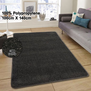 Tren-D-rugs Karpet permadani bulu alas lantai ruang tamu kamar tidur modern minimalis halus polos murah 100 cm x 140 cm - NMs