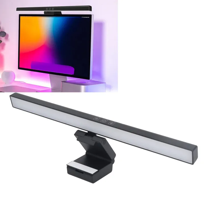 LED Monitor Light Bar 5 Gears Color Temperature USB Powered Computer ...
