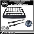 Mitsubishi Montero 2016-2020 50x38 Steel Roof Rack Offroad Design (Black). 