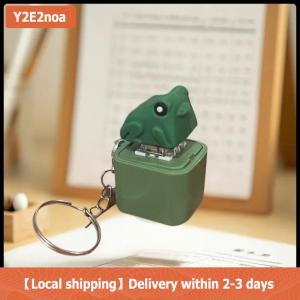 【Local shipping】 Frog Duck Keychain Rechargeable Fidget Clicker with Croaking Sound for Kids Adults Keyboard Toy Portable