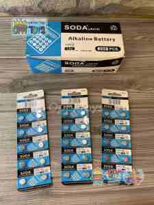 [COD] Baterai Kancing - Baterai Jam SODA LR 41 Isi 10 Pcs Perlembar - Baterai Mainan LR41 SODA - Battery Watch LR 44