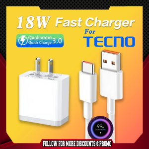 Techno 18W Fast Charging 6A Type-C Micro USB Cable For Tecno Android