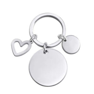 Personalized Heart Keychain Drive Safe Keychain Inspirational Key Ring Gifts Free Engrave