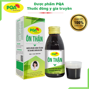 Ôn thận PQA Dùng cho Người lớn tiểu đêm nhiều lần trẻ em mắc chứng đái dầm - hộp 125 ml dược phẩm PQA