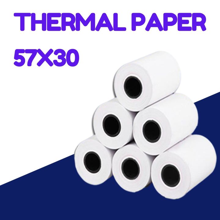 Thermal Paper 57MM x 30MM used for POS 58MM Thermal Printer Roll Cash