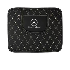 chenjie high quality Car Seat Back Protector Cover Organizer With Pocket Leather Auto Seat Back Anti Kick Pad For Mercedes Benz W212 W204 W213 W205 W211 A180 A200 B180 C180 E200 CLA180 GLB200 GLC300 S CLS GLA GLE Class