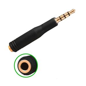 Conversion Head 3.5mm to 3.5mm 3/4 Poles Female Adapter for Phone Laptop Computer Headphone Extension Cable Adapter
