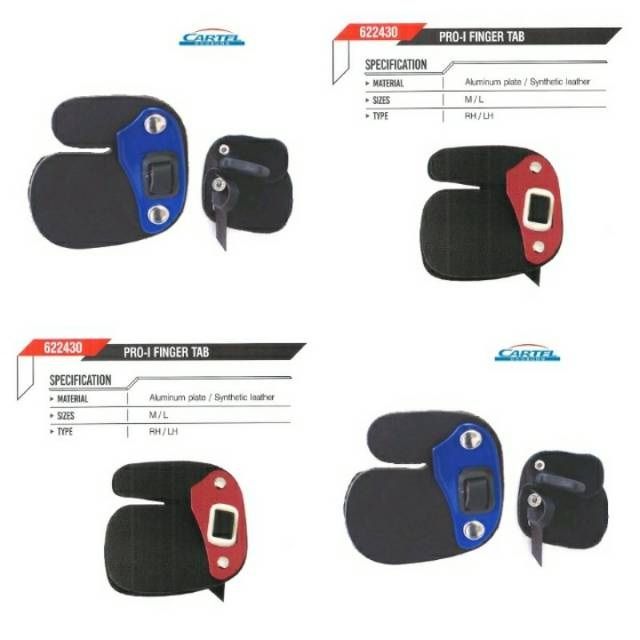 Cartel Archery Pro 1 Finger Tab Archery Finger Protection Recurve b0w