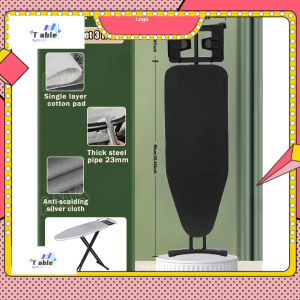 Standing Ironing Board/Silver Plated Cloth/6-Speed Adjustment/Foldable/Steam Ironing Board