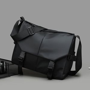 Shoulder Bag Mens Crossbody Bag large Capacity Backpack Mens Bag Trendy Multifunctional Canvas Waterproof Oxford Cloth Casual 2024 New Trendy Shoulder Bag Cross-Border Fashion Simple Casual Couple Bag Large Capacity Student Commuting Crossbody Bag