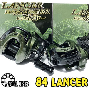 รอกหยดน้ำ รอกเบท 84 Lancer 5+1BB รอบ 7.1:1 ระบบหน่วง 2 ระบบ