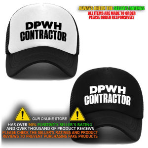 DPWH Contractor Cap Mesh Cap Snap Back Trucker Cap For Men & Women Power SFTI