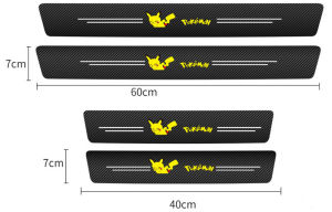 [ส่งจากไทย] สติกเกอร์ กันรอยชายบันได กันรอยบันไดรถ แผ่นกันรอย กันรอยขีดข่วน รถยนต์ Toyota