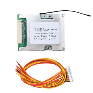 diymore 13S 48V 30A 18650 Li-ion Battery Protection Board BMS Same Port with Equalization Suitable for E-bike