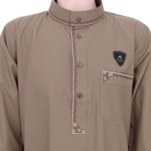 Jubah Bordir Anak Laki Laki 9-16 Tahun Kancing Import Jubah Motif Harmain Fathan Series by Assuffah