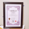 A4 PVC BLACK CERTIFICATE FRAME A4 / 8.5*11 Photo frame /picture frame/Student certificate photo no stand  lucky2. 