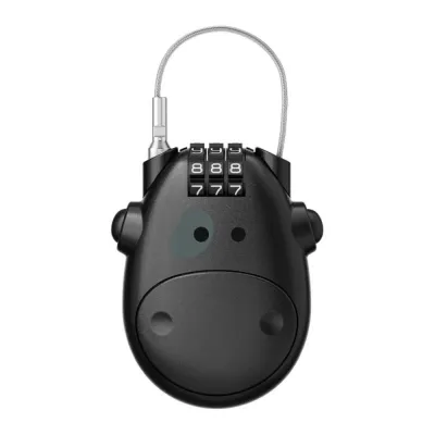 JURHOMIE Retractable Motorcycle Cable Lock Flexible Cable Steel Wire Password Lock Anti-Theft Security Lock Motorcycles Accessories