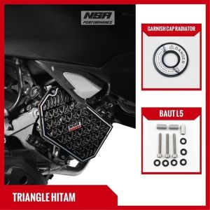 NSA COVER RADIATOR TRIANGLE Honda 160 PCX VARIO ADV STYLO Tutup Radiator Vario160 Pcx160 Adv160 Stylo160 Aksesoris Motor NSA PERFORMANCE