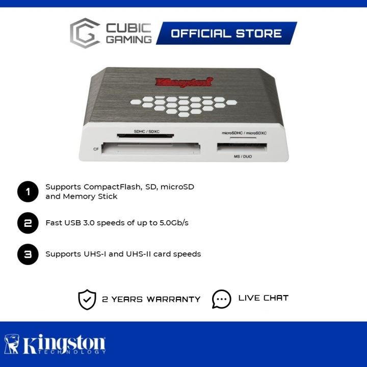 Kingston USB 3.0 HighSpeed Media Reader FCRHS4 Lazada