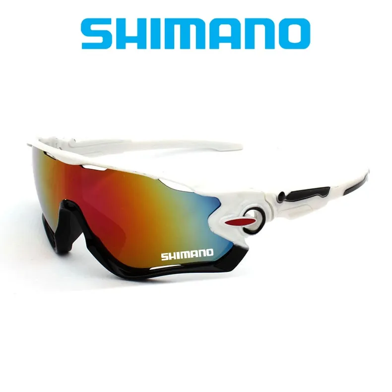 SHIMANO Fishing Sunglasses Men's Glasses Bike Bicycle Sunglasses Chameleon  Outdoor Cycling Glasses Fishing Polarizing Glasses