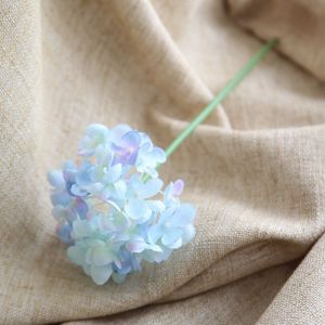 Hoa Giả Hoa Cẩm Tú Cầu Lụa Cao Cấp Phong Cách Bắc Âu 1 Cành Nhiều Nhánh Hoa Lõi Thép Trang Trí Decor Nhà Cửa Tiệc Cưới