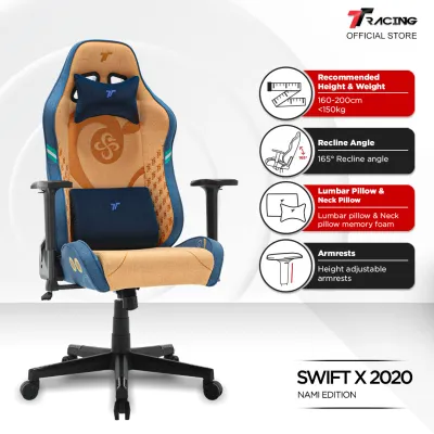 TTRacing Swift X Swift X Pro Gaming Chair Ergonomic Office Chair Kerusi Gaming - 2 Years Official Warranty