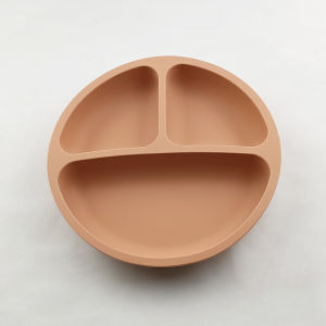 2026New Silicone Baby Dining Plate Cute Owl Children Dishes Suction Plate for Toddlers Kid Training Feeding Sucker Bowl BPA FREE