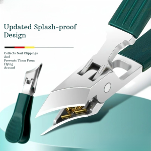 【Stainless Steel Trimmer】 Beveled anti-splash nail groove special nail clipper set Nail Clipper Set Beveled Nail Clipper to Prevent Nail Flying
