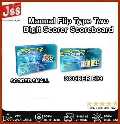 Manual Flip Type Two Digit Scorer Scoreboard JSS | (ORIGINAL)