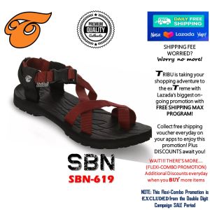 Tribu SBN2 619 MAROON Outdoor Hiking /Trekking Sandals for Men & Women