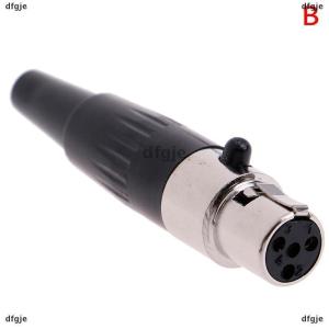 [COD] dfgje 1 cái đầu nối micro âm thanh XLR nhỏ 3 4 chân cắm cái cho mic