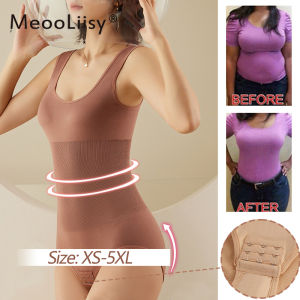 MeooLiisy XS-5XL Front Buckle Shapewear Women for Slimming Seamless Maternity Corset Body Shaper Lady Hip Up Tops