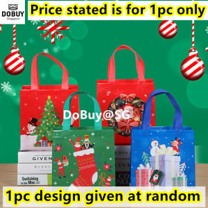 🔥SG LOCAL STOCK🔥Re-usable Gift Bag Children Goodie Bag Non-Woven Fabrics Party Bag Birthday Party Baby Shower Christmas New Year Gift Party Decor