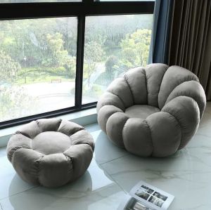 โซฟารูปฟักทอง พร้อมที่พักขา โซฟาหมุนได้ 360 องศา