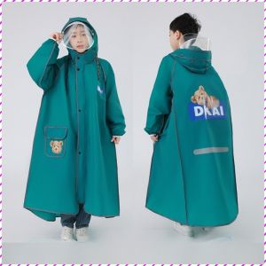 Raincoat Fashion Waterproof Whole Body Rain Poncho Flip-up Protection Multifunction Three-dimensional Cut