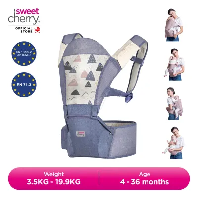 Sweet Cherry Baby Carrier Infant Comfortable Multifunctional Sling Backpack Hip Seat SC676 Milan Baby Carrier 4 months to 3 years old