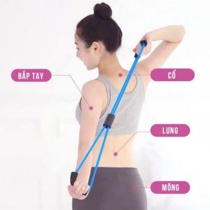 Dây kháng lực kéo đàn hồi tập gym tay đa năng vòng số 8 cho nam nữ Dobetters