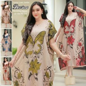 Daster Panjang Semata Kaki Bahan Rayon LD 140 nyaman buat harian enak buat busui