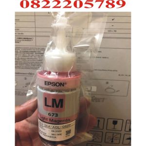 Mực in Epson T673 màu Đỏ Nhạt dùng cho epson l805l1800l850l800...Light magenta
