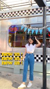 TGDA.CO - กางเกงยีนส์ Body girl รุ่น Julie denim (พร้อมส่ง)