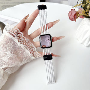Nylon Magnet Band For Apple Watch 10/11 42/46mm 7/8/9 45/41mm 49mm 44mm 40mm 42mm Hollow Out Strap Bracelet For iWatch SE 6 5 4