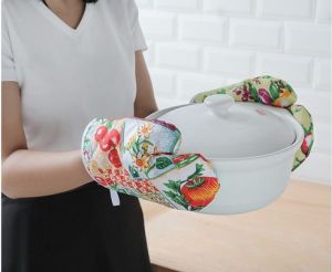 HOME BEST 1pc Kitchen Baking Glove Multipurpose High Temperature Anti Scalding Microwave Oven Glove Sarung Tangan Dapur Alat Oven FZ1-0125