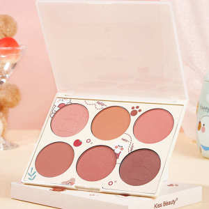 Blush genuine goods Naked Makeup Natural Makeup Artist Special Fit One Plate Naked Makeup Natural Six Color Rouge Orange Matte