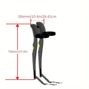 [Adjustable Height Work Chair] Waterproof Nylon Adjustable Height Work Chair - Supports Up To 165 Lbs Non-Slip Base for Long-Standing Professionals