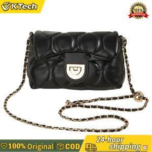【Free Shipping】 Fashion Womens PU Leather Backpack with Chain Strap for Versatile Use and Travel
